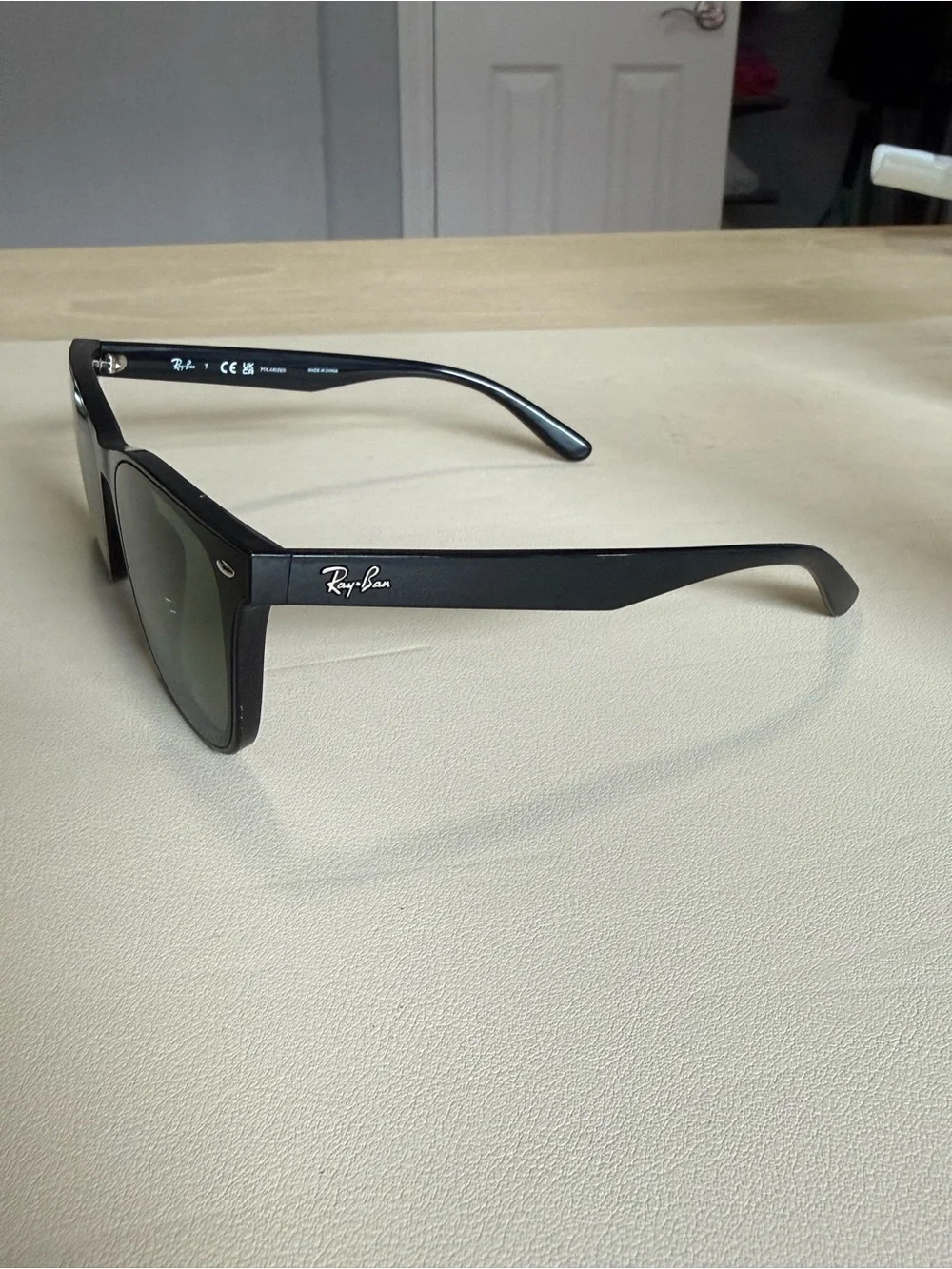 Ray-Ban Black Frame Sunglasses with Black Case